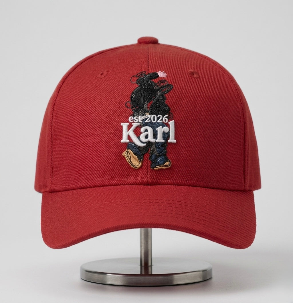EST 2026 Karl Baseball cap (Red)