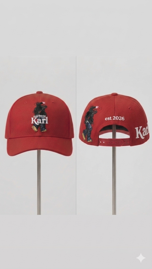 EST 2026 Karl Baseball cap (Red)