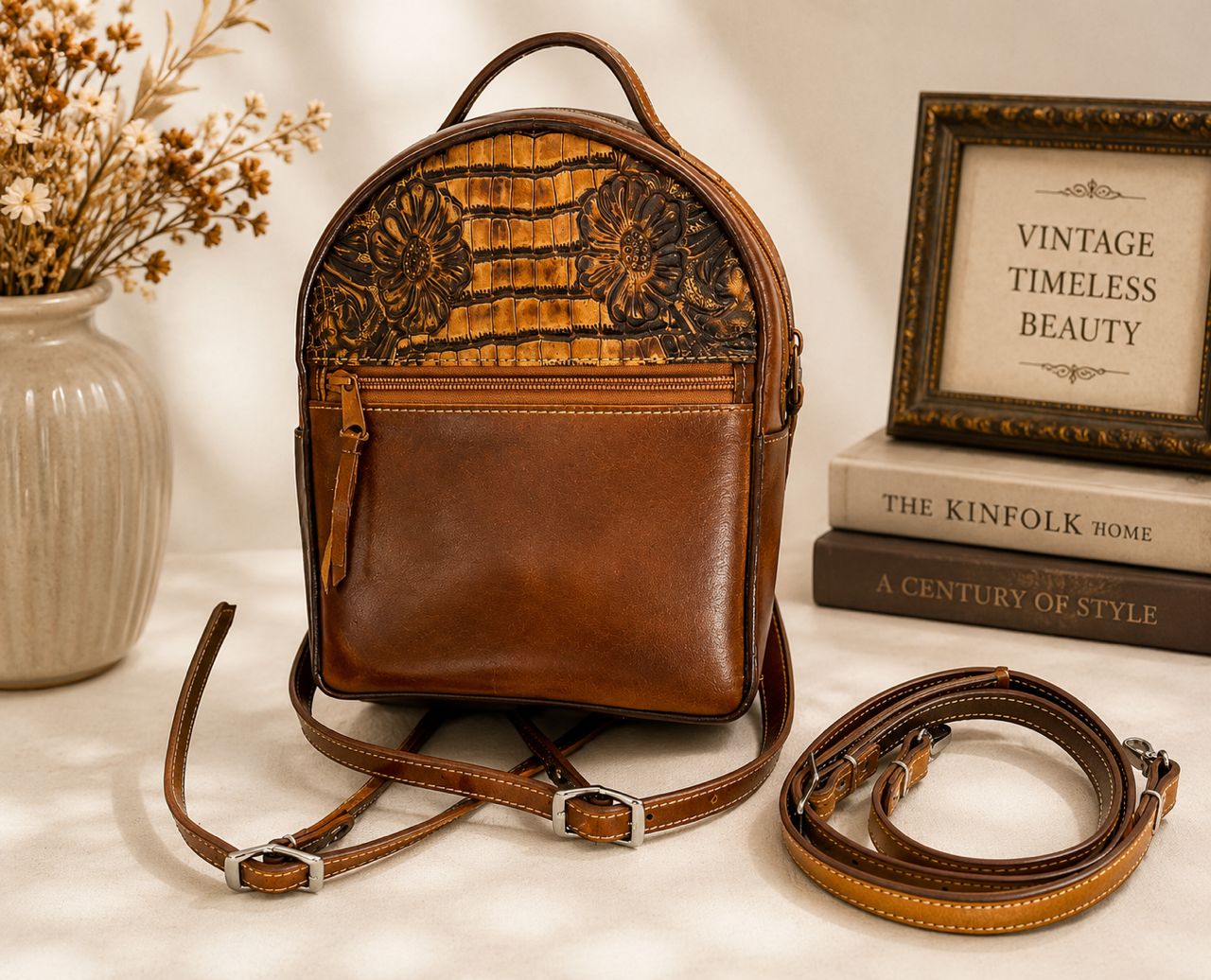 Ladies Vintage Leather Handbag