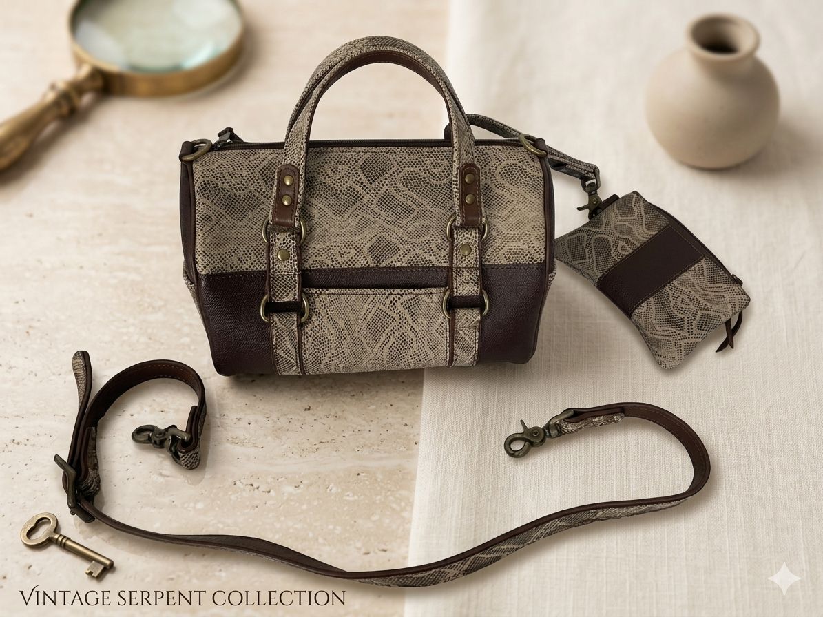 Vintage Ladies Leather Bag