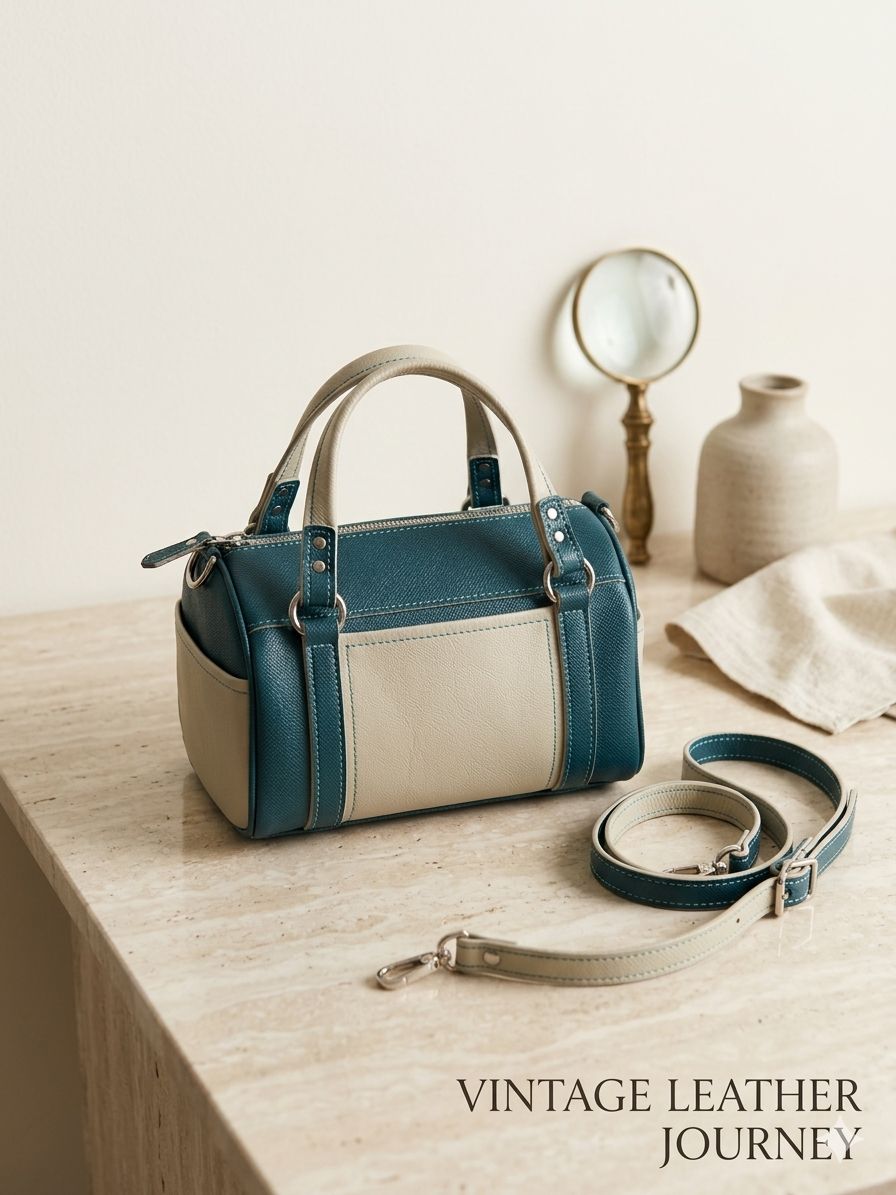 Vintage Leather Crossbody Bag