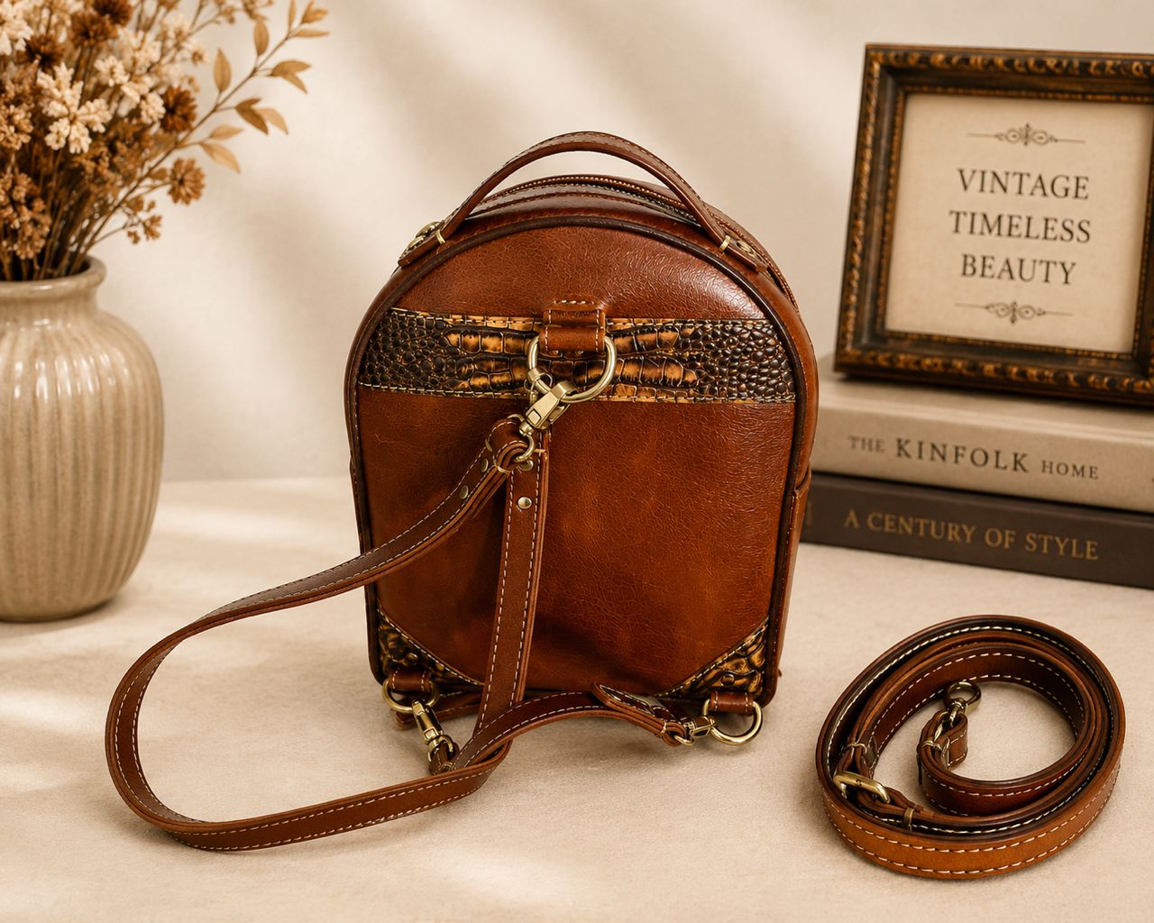 Ladies Vintage Leather Handbag