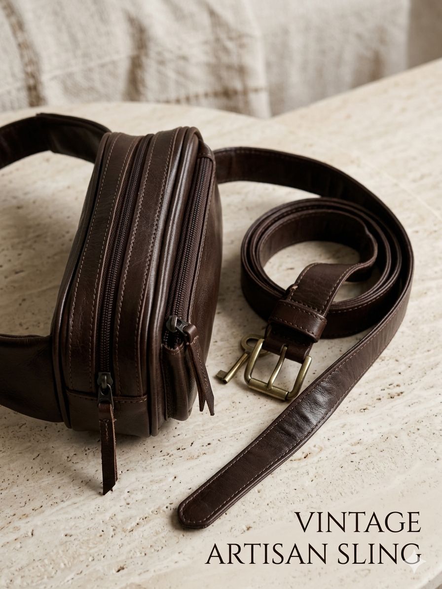 Vintage Artisan Sling Waist Bag